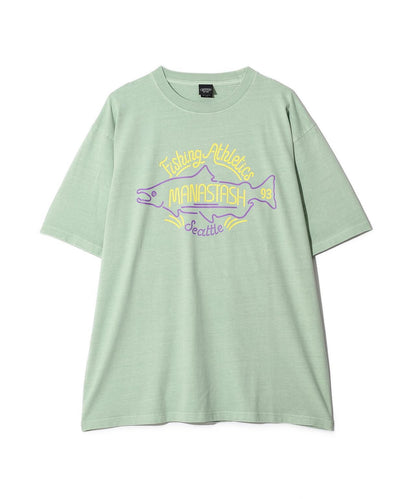 MANASTASH PUMICE TEE NEON SIGN 印花T恤
