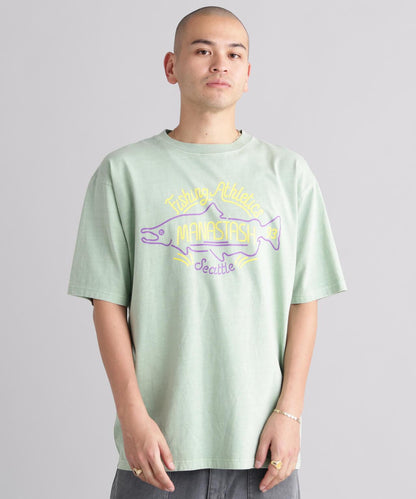 MANASTASH PUMICE TEE NEON SIGN 印花T恤