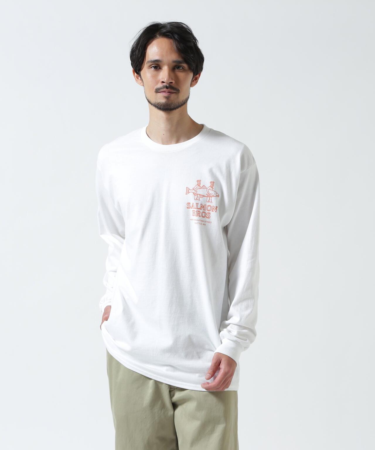 MANASTASH CiTee L/S SALMON 長袖T恤
