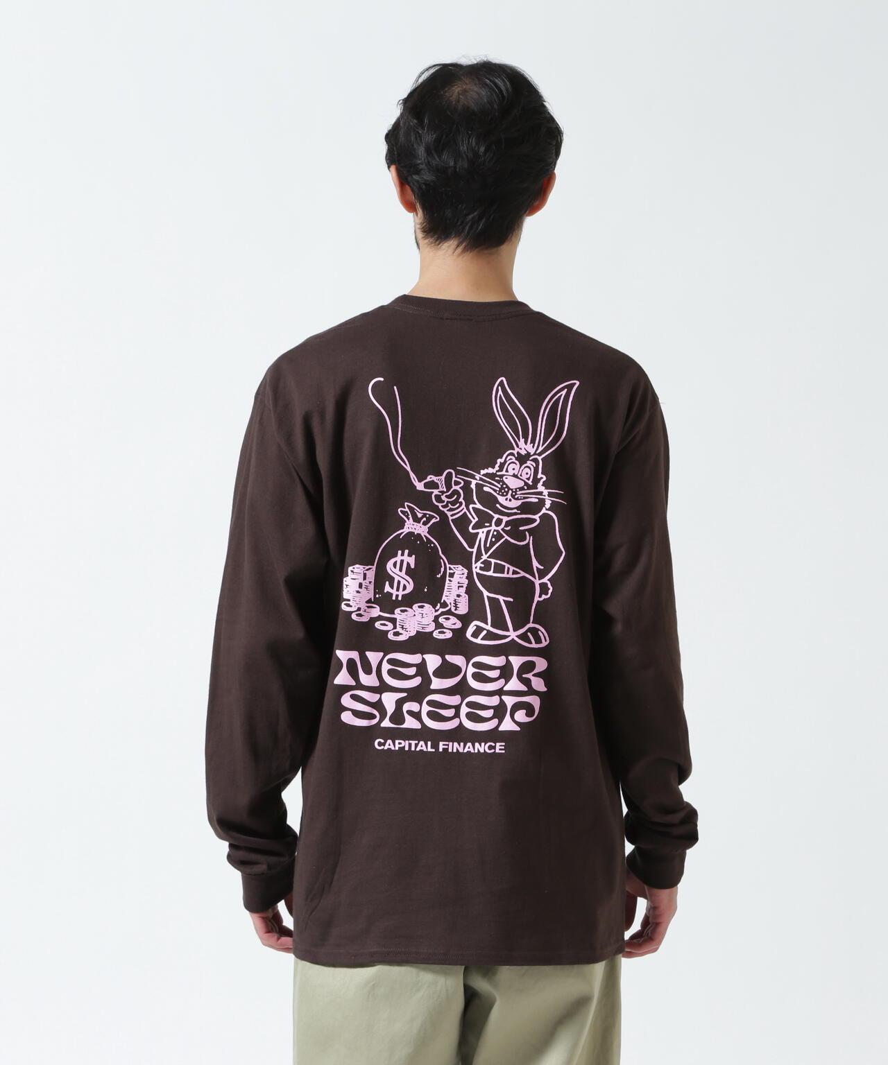 MANASTASH CiTee L/S RABBIT 城市風兔子印花長袖T恤