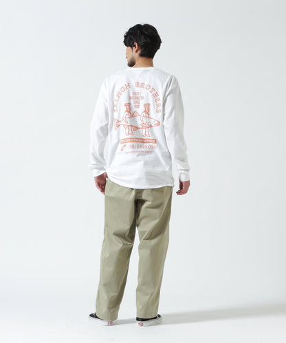 MANASTASH CiTee L/S SALMON 長袖T恤