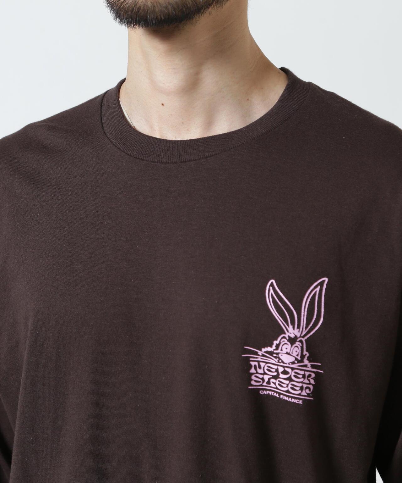 MANASTASH CiTee L/S RABBIT 城市風兔子印花長袖T恤