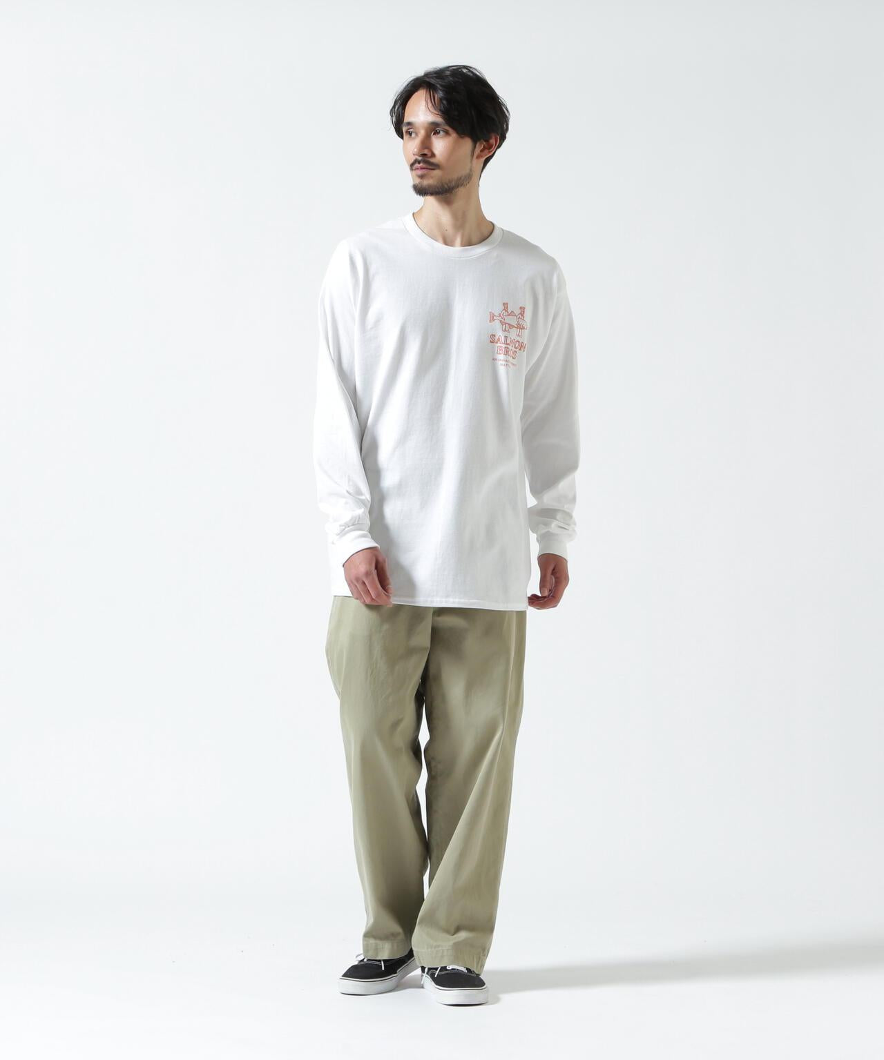 MANASTASH CiTee L/S SALMON 長袖T恤