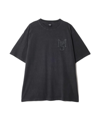 MANASTASH マナスタッシュ PUMICE TEE RAW EDGE LOGO 毛邊Logo設計 T恤