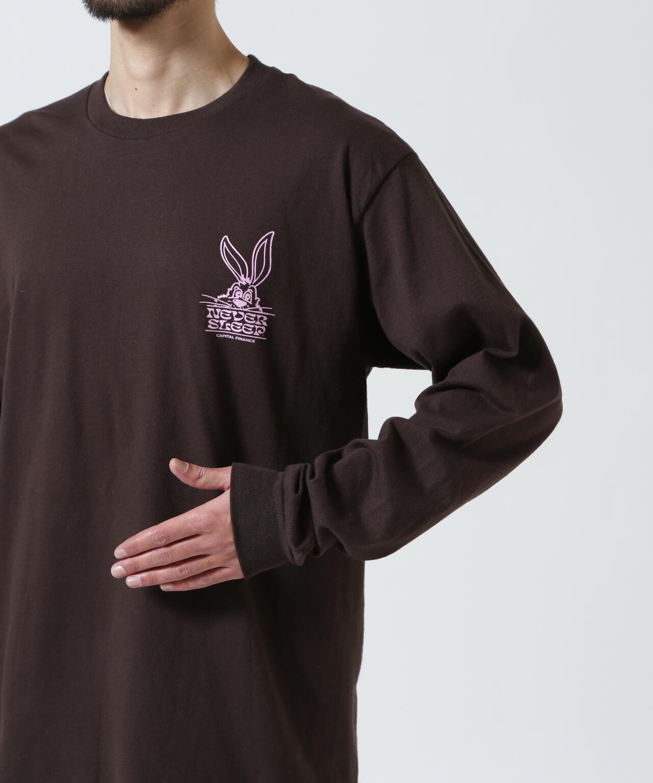 MANASTASH CiTee L/S RABBIT 城市風兔子印花長袖T恤