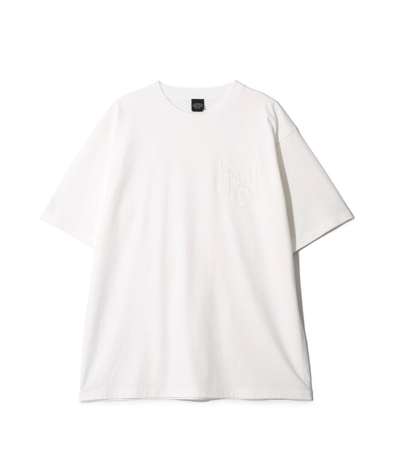 MANASTASH マナスタッシュ PUMICE TEE RAW EDGE LOGO 毛邊Logo設計 T恤