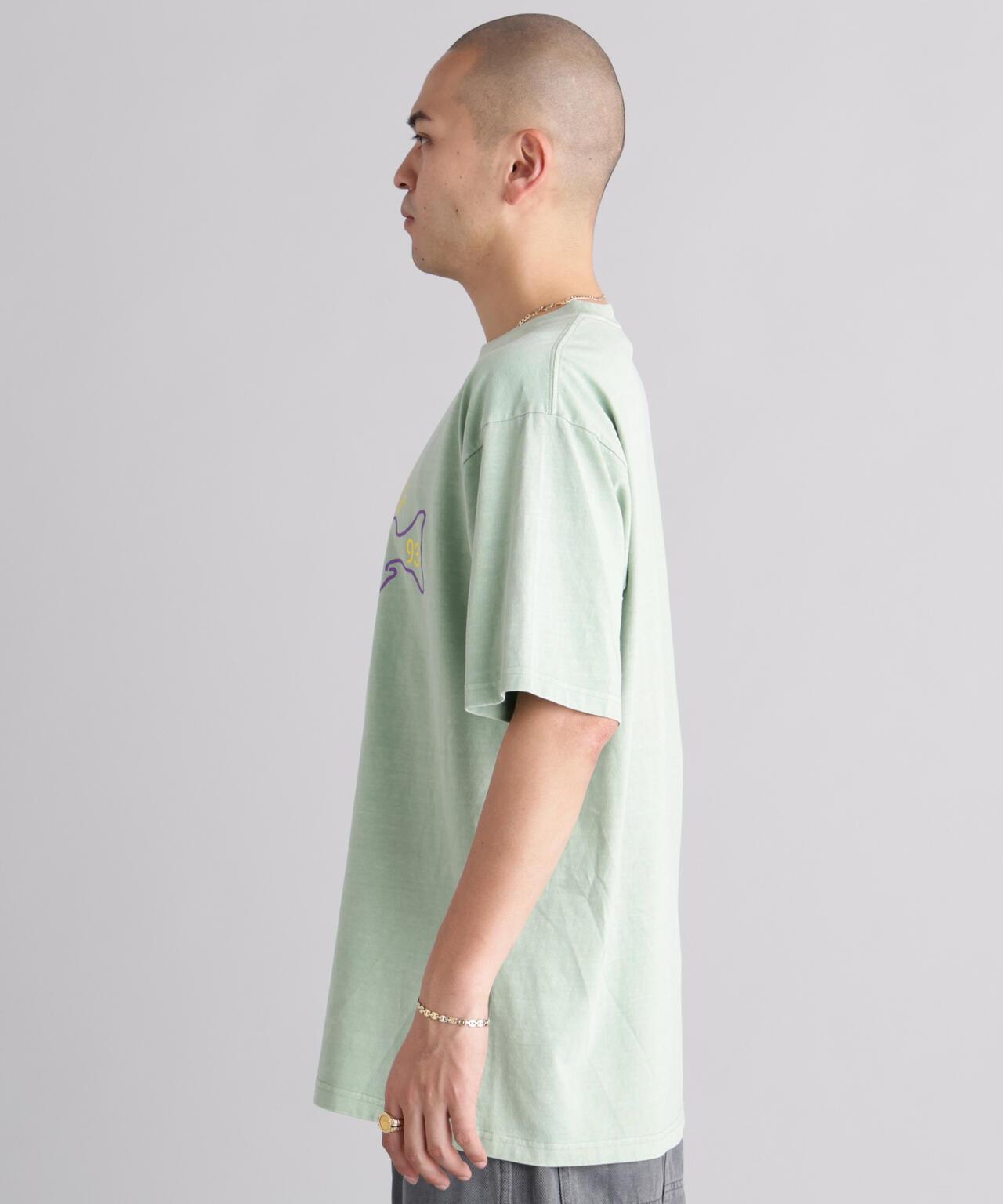 MANASTASH PUMICE TEE NEON SIGN 印花T恤