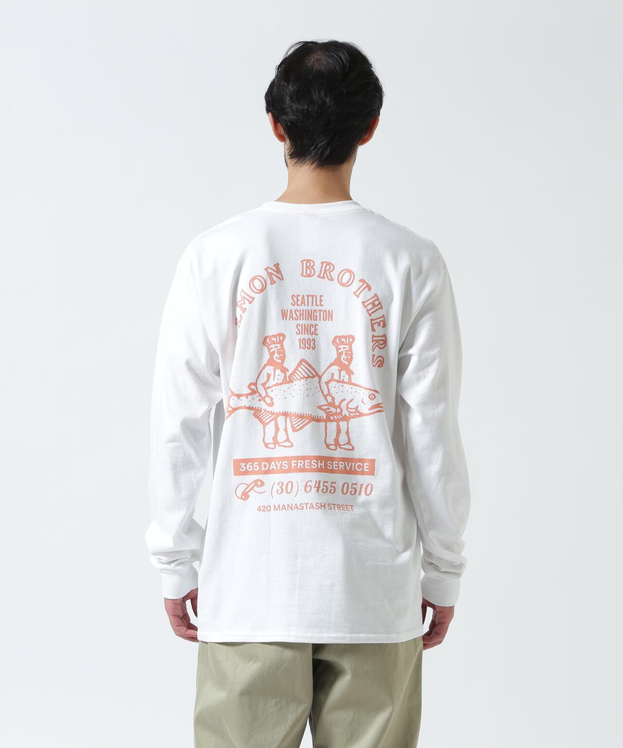 MANASTASH CiTee L/S SALMON 長袖T恤