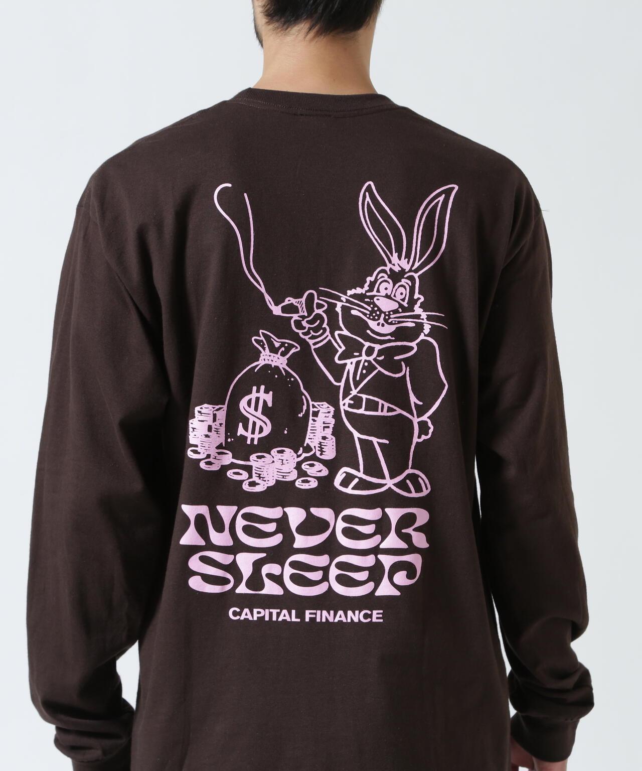 MANASTASH CiTee L/S RABBIT 城市風兔子印花長袖T恤