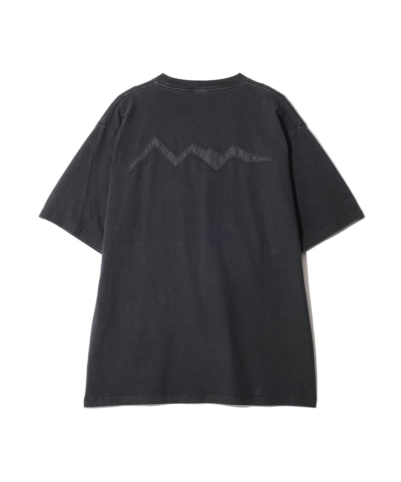 MANASTASH マナスタッシュ PUMICE TEE RAW EDGE LOGO 毛邊Logo設計 T恤