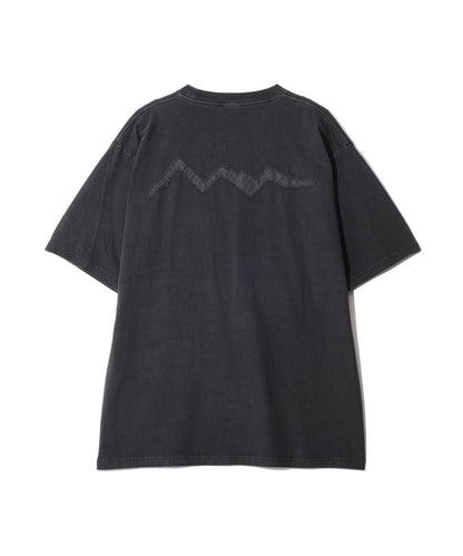 MANASTASH マナスタッシュ PUMICE TEE RAW EDGE LOGO 毛邊Logo設計 T恤