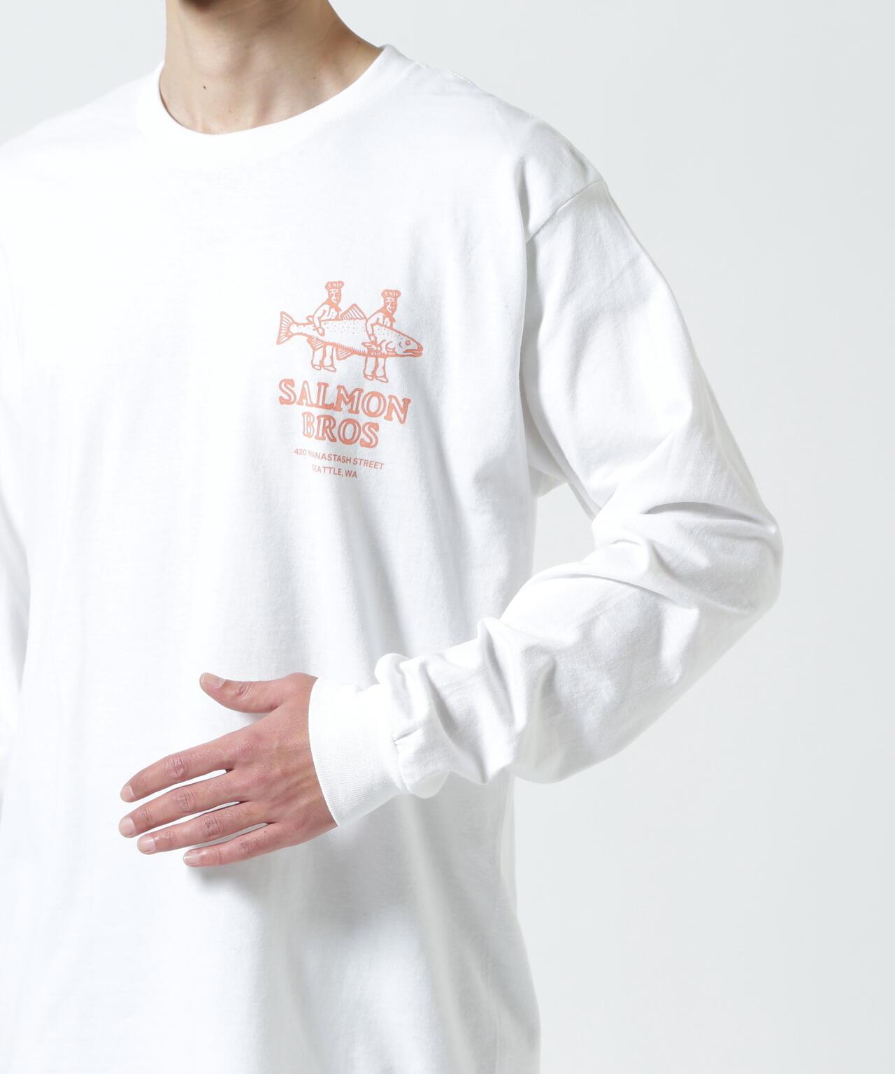MANASTASH CiTee L/S SALMON 長袖T恤