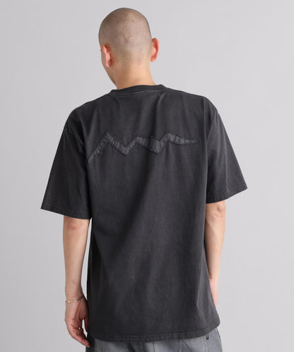 MANASTASH マナスタッシュ PUMICE TEE RAW EDGE LOGO 毛邊Logo設計 T恤