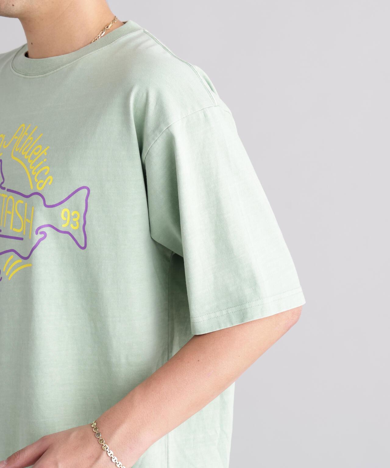 MANASTASH PUMICE TEE NEON SIGN 印花T恤