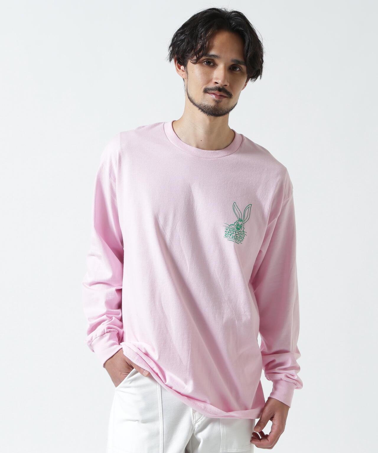 MANASTASH CiTee L/S RABBIT 城市風兔子印花長袖T恤