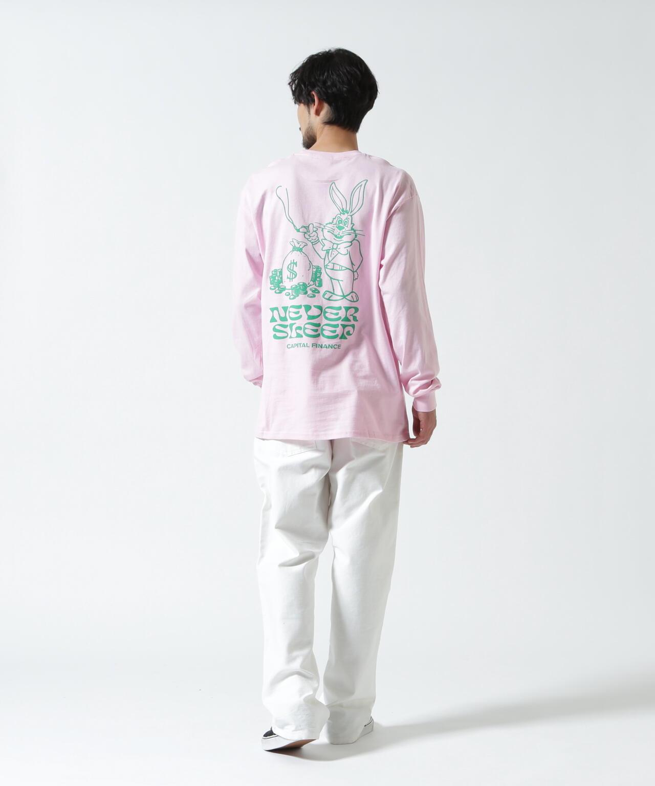MANASTASH CiTee L/S RABBIT 城市風兔子印花長袖T恤