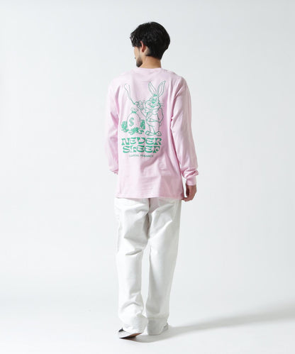 MANASTASH CiTee L/S RABBIT 城市風兔子印花長袖T恤