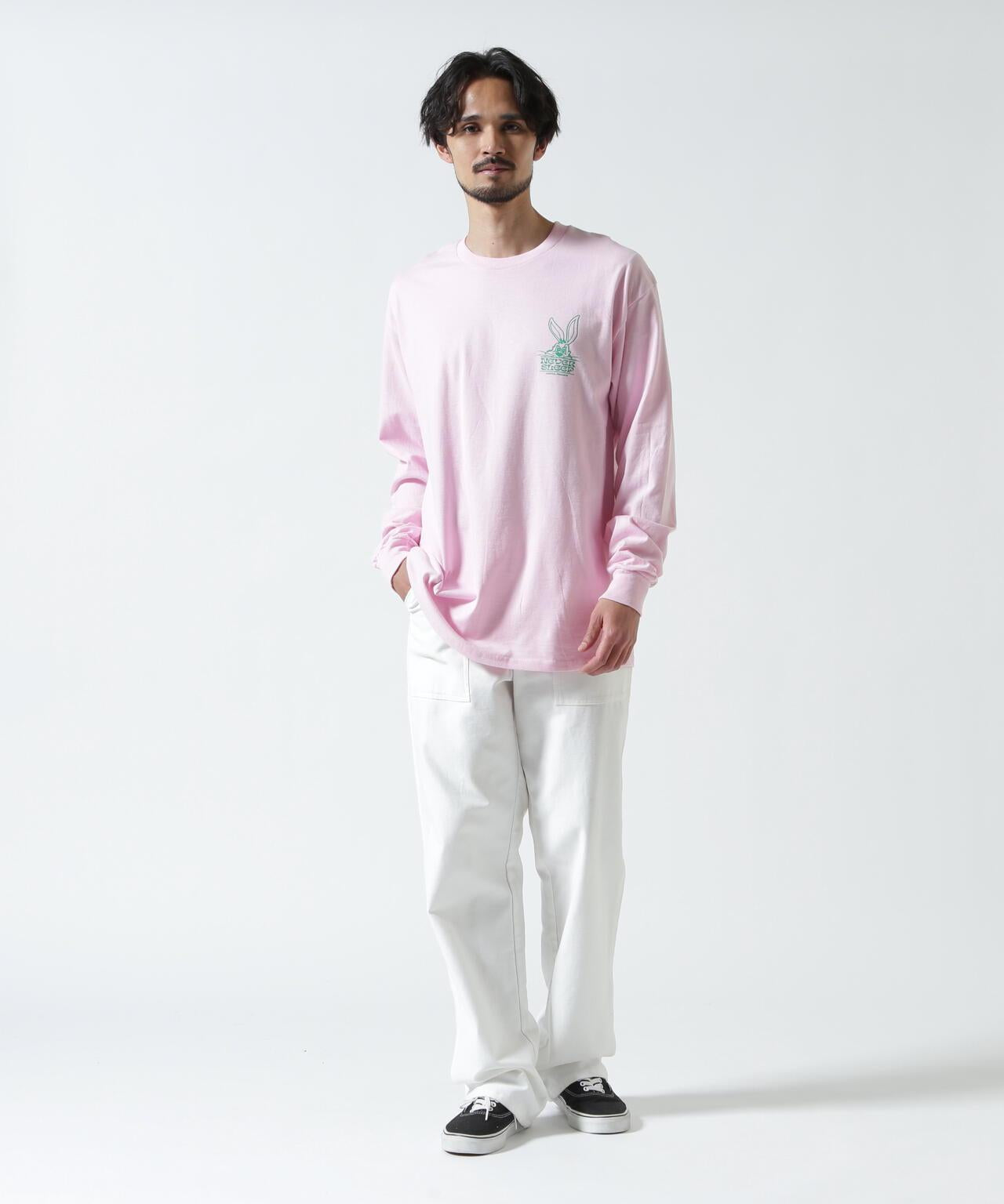 MANASTASH CiTee L/S RABBIT 城市風兔子印花長袖T恤