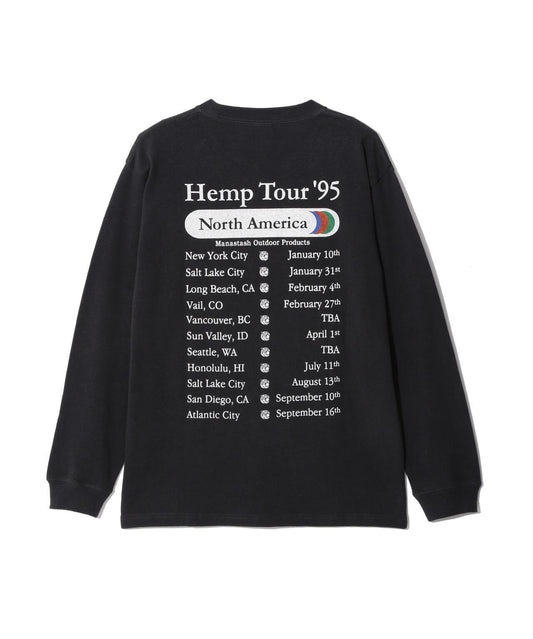 MANASTASH マナスタッシュ HEMP TOUR L/S TEE 長袖T恤