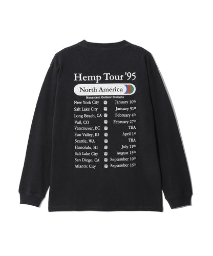 MANASTASH マナスタッシュ HEMP TOUR L/S TEE 長袖T恤