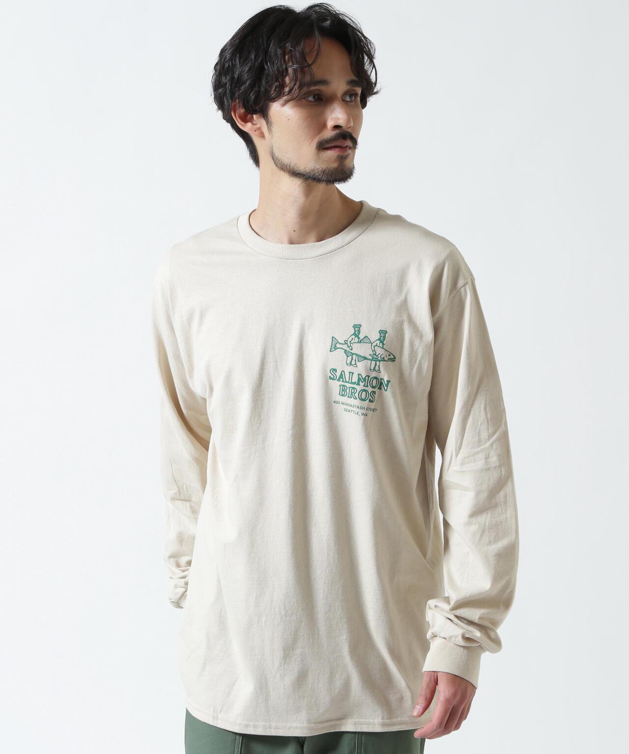 MANASTASH CiTee L/S SALMON 長袖T恤