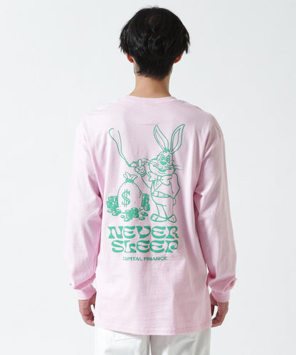 MANASTASH CiTee L/S RABBIT 城市風兔子印花長袖T恤
