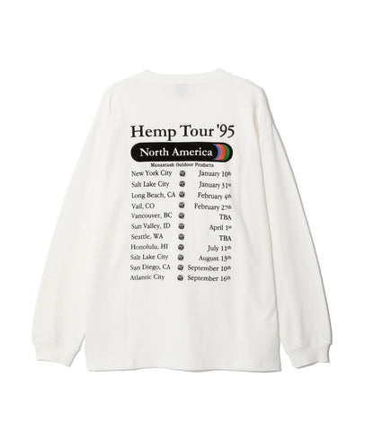 MANASTASH マナスタッシュ HEMP TOUR L/S TEE 長袖T恤