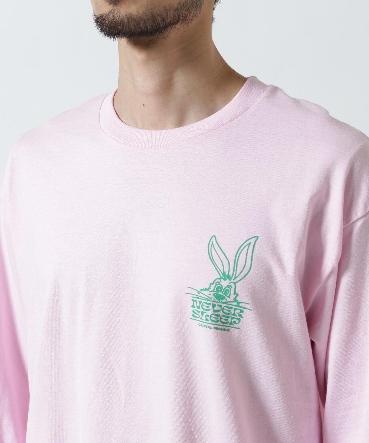 MANASTASH CiTee L/S RABBIT 城市風兔子印花長袖T恤