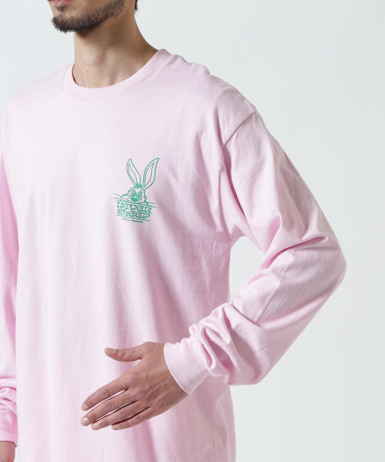 MANASTASH CiTee L/S RABBIT 城市風兔子印花長袖T恤