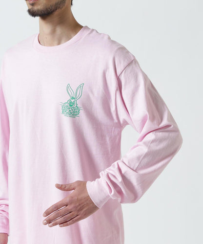 MANASTASH CiTee L/S RABBIT 城市風兔子印花長袖T恤