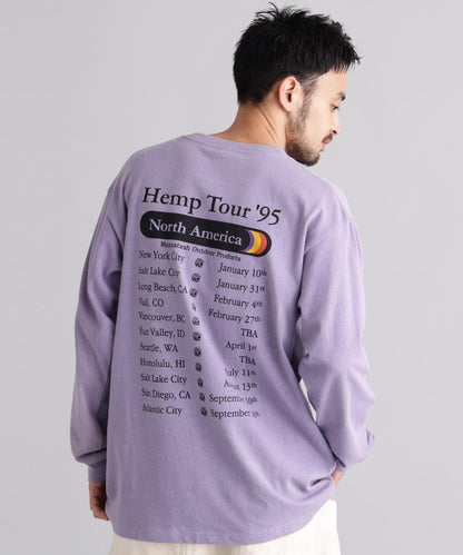 MANASTASH マナスタッシュ HEMP TOUR L/S TEE 長袖T恤