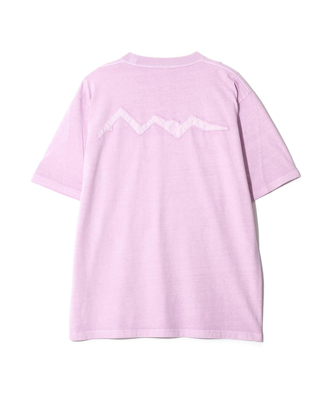 MANASTASH マナスタッシュ PUMICE TEE RAW EDGE LOGO 毛邊Logo設計 T恤