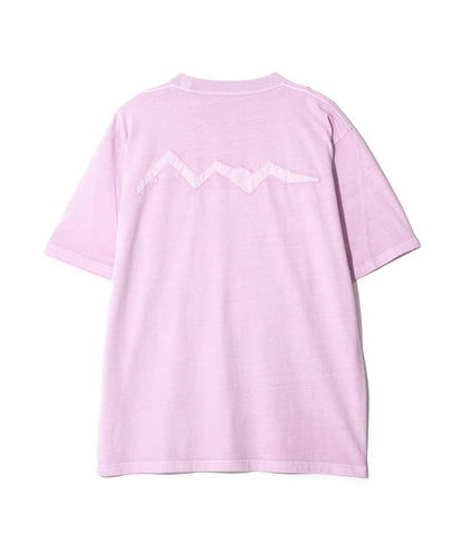 MANASTASH マナスタッシュ PUMICE TEE RAW EDGE LOGO 毛邊Logo設計 T恤