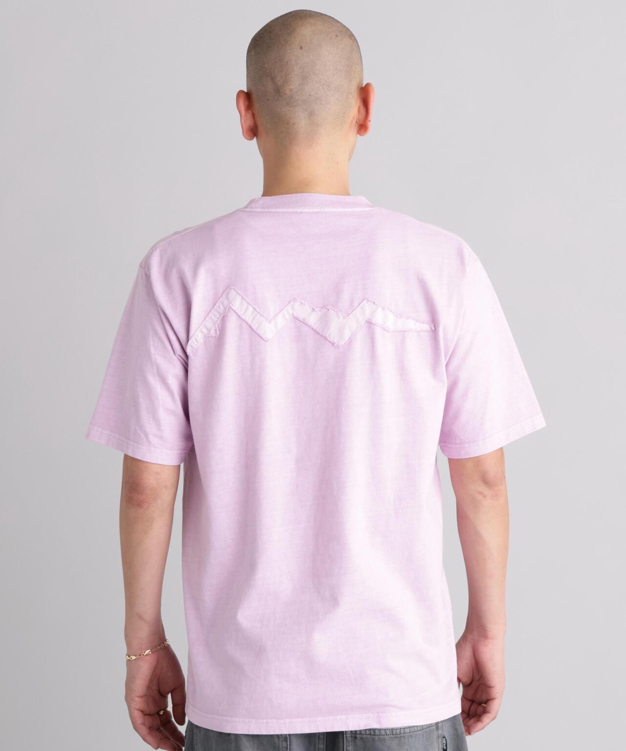 MANASTASH マナスタッシュ PUMICE TEE RAW EDGE LOGO 毛邊Logo設計 T恤