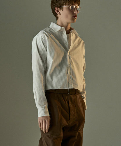 條紋短款 STRIPE SHORT SHIRTS 襯衫