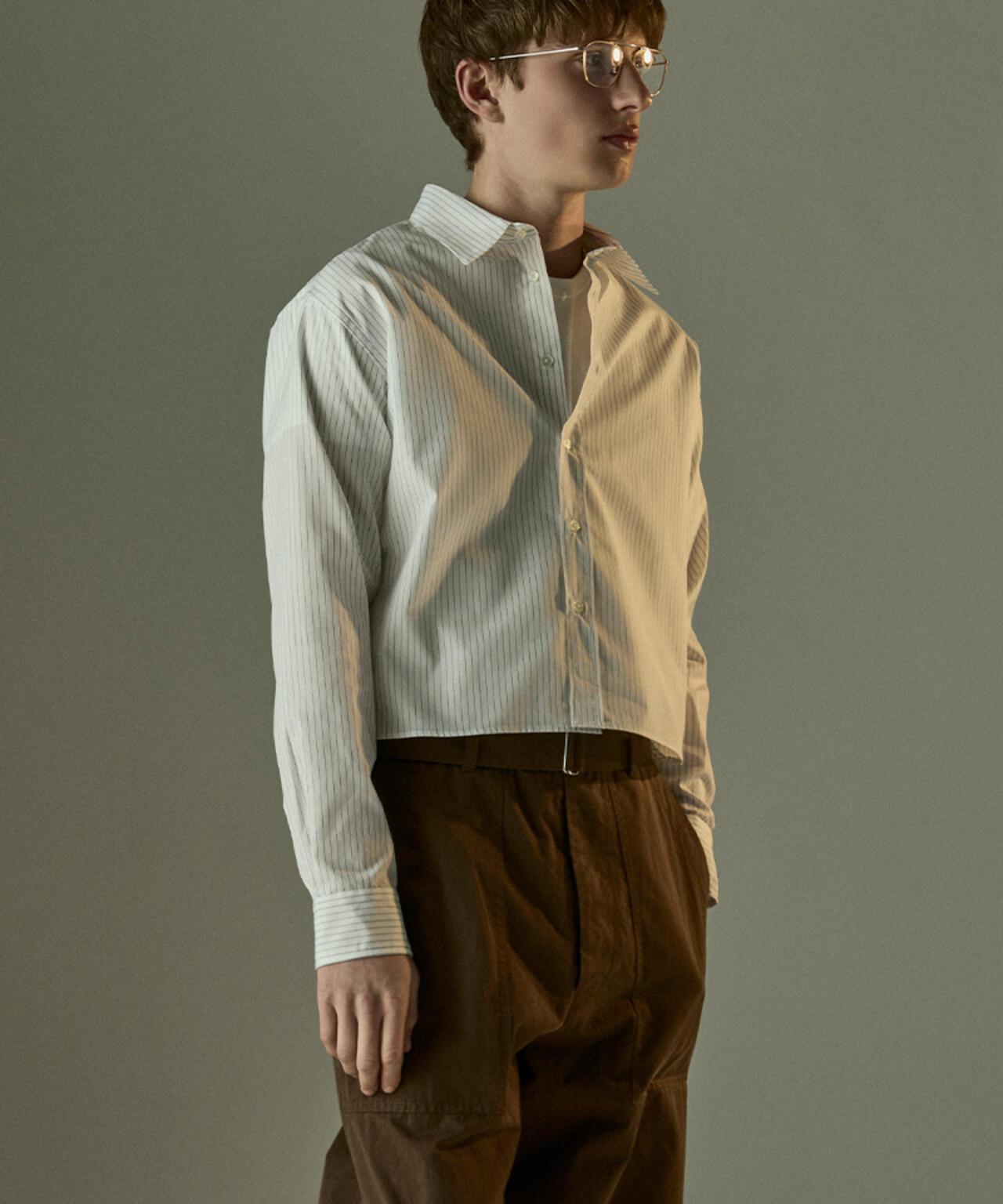 條紋短款 STRIPE SHORT SHIRTS 襯衫
