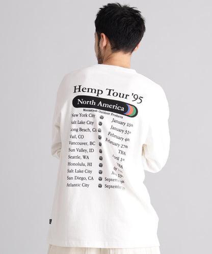 MANASTASH マナスタッシュ HEMP TOUR L/S TEE 長袖T恤