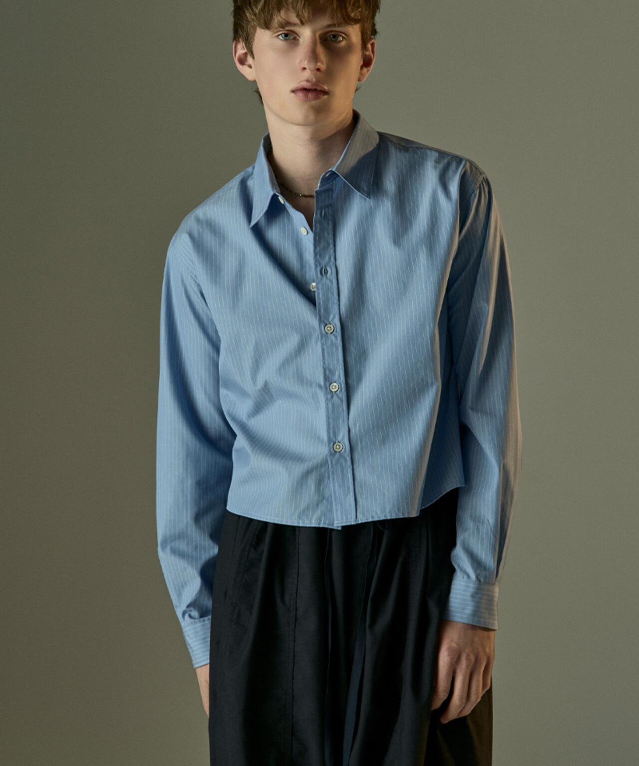 條紋短款 STRIPE SHORT SHIRTS 襯衫