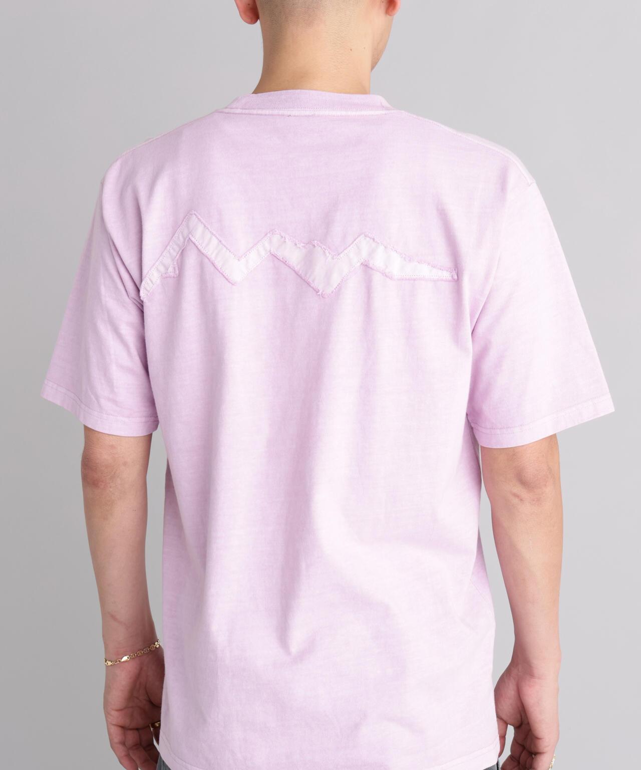 MANASTASH マナスタッシュ PUMICE TEE RAW EDGE LOGO 毛邊Logo設計 T恤