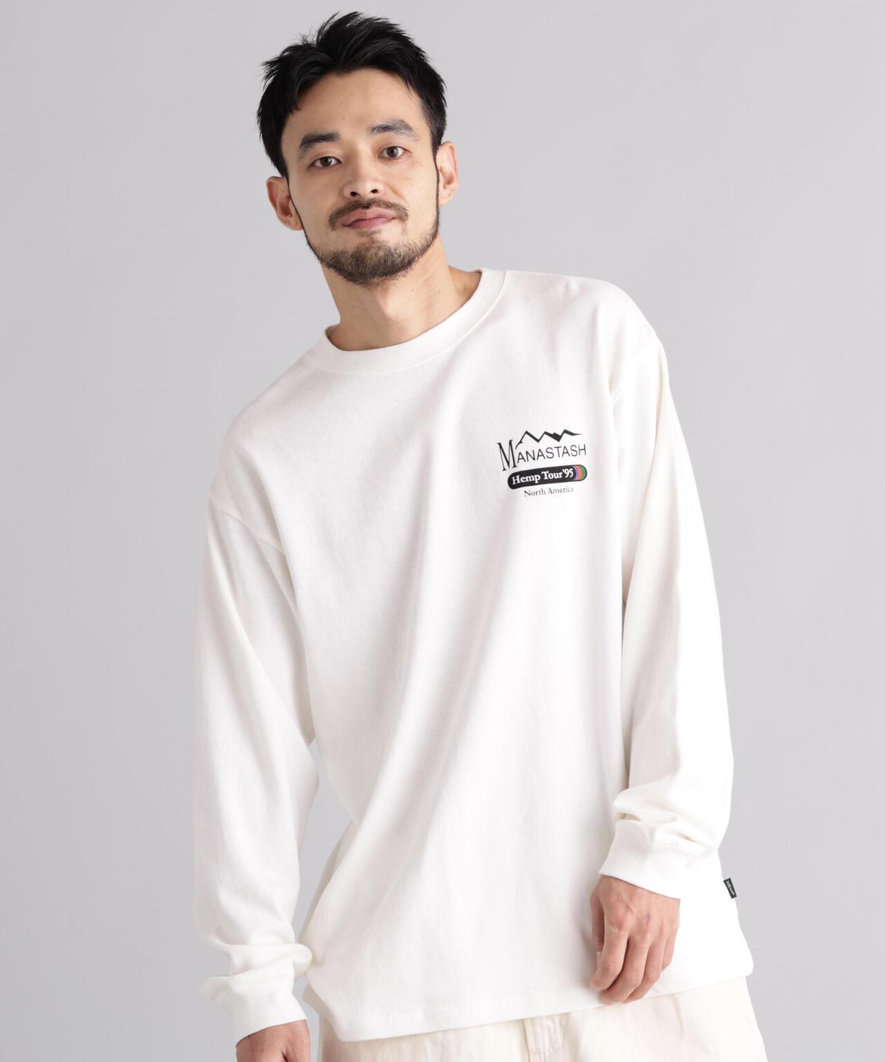 MANASTASH マナスタッシュ HEMP TOUR L/S TEE 長袖T恤