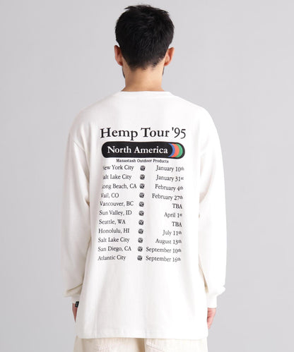 MANASTASH マナスタッシュ HEMP TOUR L/S TEE 長袖T恤