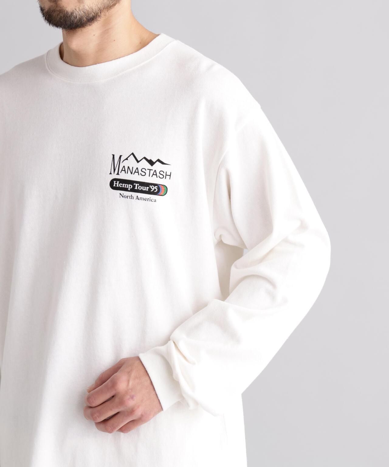 MANASTASH マナスタッシュ HEMP TOUR L/S TEE 長袖T恤