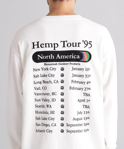 MANASTASH マナスタッシュ HEMP TOUR L/S TEE 長袖T恤