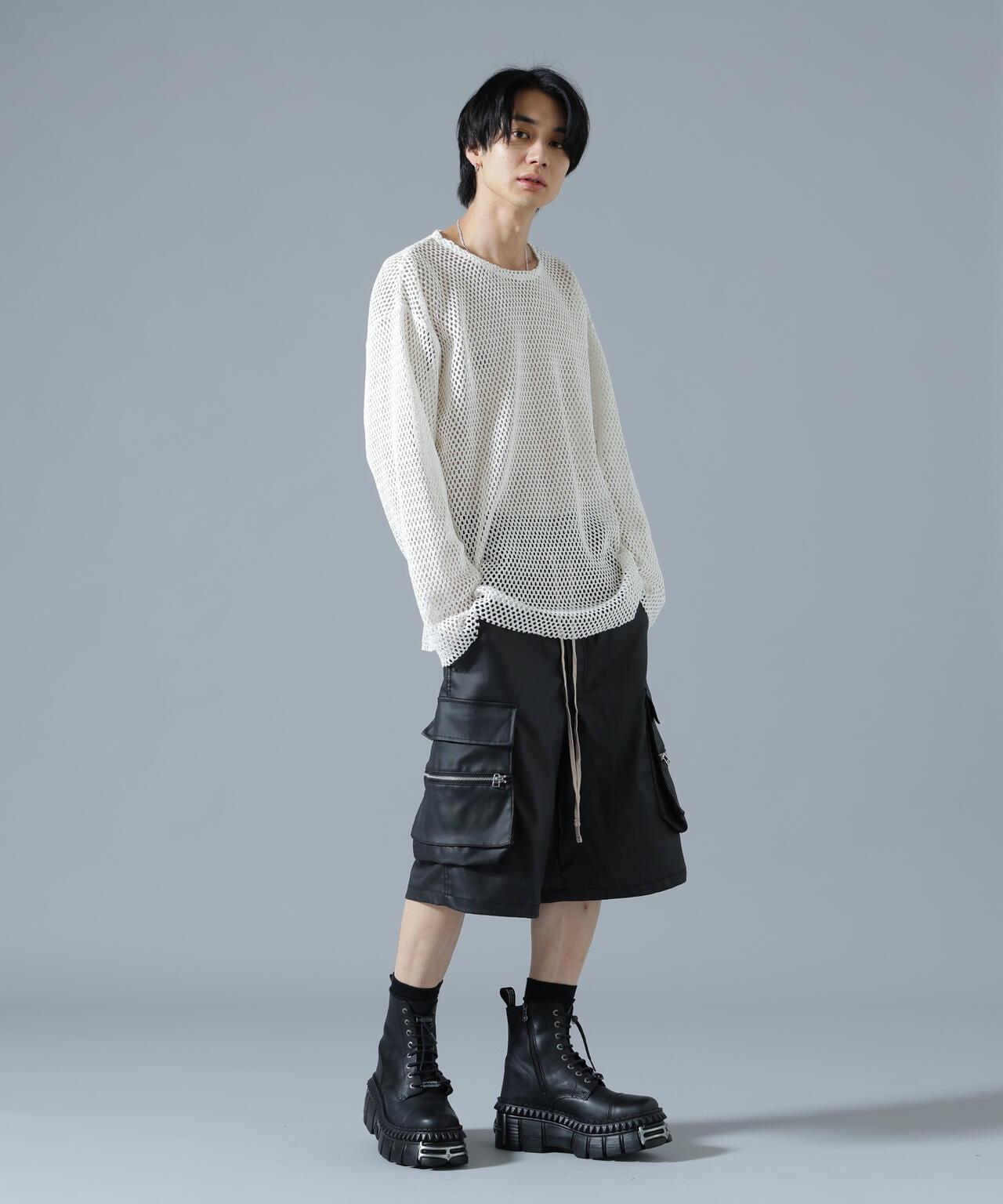 塗層工裝短褲 COATING CARGO SHORTS