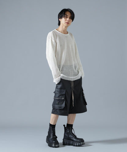 塗層工裝短褲 COATING CARGO SHORTS