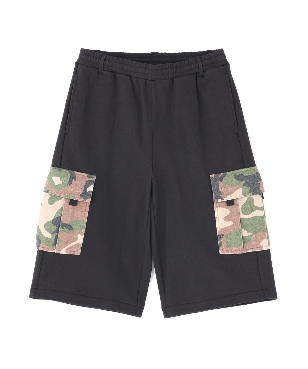 SWEAT CAMO CARGO SHORTS 休閒短褲