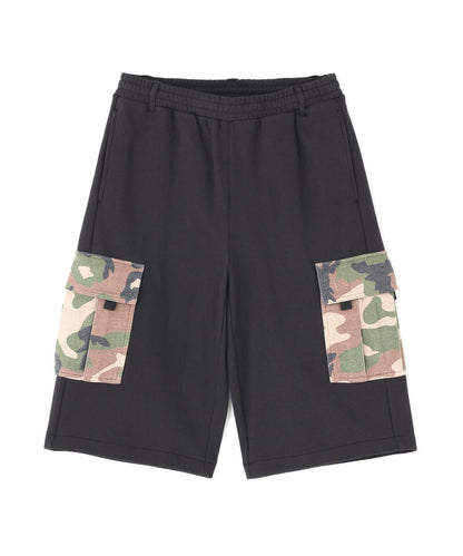SWEAT CAMO CARGO SHORTS 休閒短褲