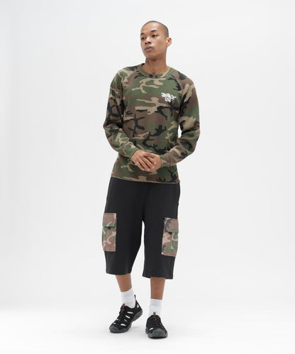 SWEAT CAMO CARGO SHORTS 休閒短褲
