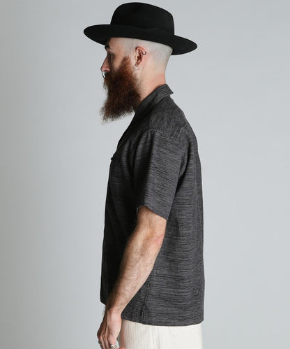 MIX SHARK COLLAR SS SHIRT 混色鯊魚領短袖襯衫