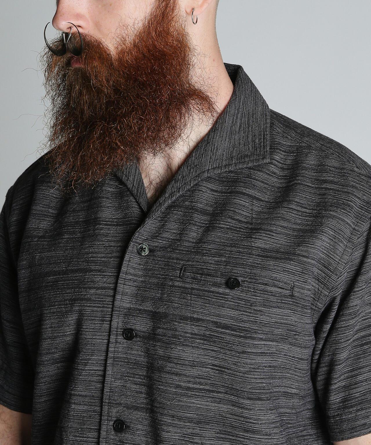 MIX SHARK COLLAR SS SHIRT 混色鯊魚領短袖襯衫